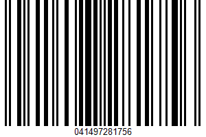 Spaghetti, Enriched Vegetable Pasta Product UPC Bar Code Spaghetti, Enriched Vegetable Pasta Product UPC Bar Code UPC: 041497281756