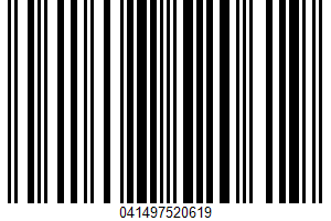 Weis, Lightly Salted Mixed Nuts UPC Bar Code UPC: 041497520619