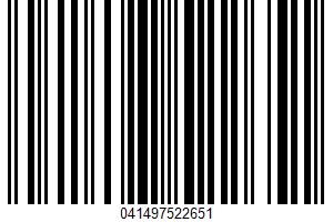 Nut Mix UPC Bar Code UPC: 041497522651