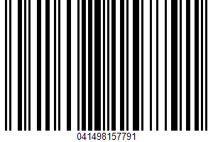 Chocolate Sandwich Cookies UPC Bar Code UPC: 041498157791