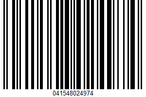 Ice Cream UPC Bar Code Ice Cream UPC Bar Code UPC: 041548024974
