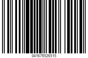 White Enriched Bread UPC Bar Code UPC: 041678526515