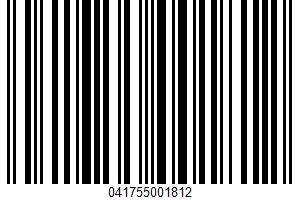 100% Juice UPC Bar Code UPC: 041755001812