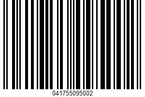 100% Juice From Concentrate UPC Bar Code UPC: 041755095002