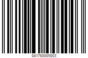 Apple Cider UPC Bar Code Apple Cider UPC Bar Code UPC: 041760005003