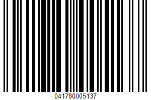 Spinach Dips UPC Bar Code UPC: 041780005137