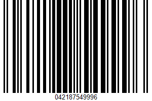 Pasta & Sauce UPC Bar Code UPC: 042187549996