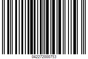 Cheese Pizza In A Pocket Sandwich UPC Bar Code Cheese Pizza In A Pocket Sandwich UPC Bar Code UPC: 042272000753