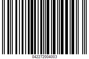 Salsa UPC Bar Code Salsa UPC Bar Code UPC: 042272004003