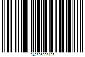 Apple Cider UPC Bar Code UPC: 042396005108