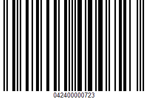 Frosted Flakes Cereal UPC Bar Code UPC: 042400000723