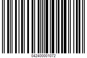 Quick Cooking Hot Wheat Cereal UPC Bar Code Quick Cooking Hot Wheat Cereal UPC Bar Code UPC: 042400001072