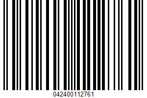 Cereal UPC Bar Code Cereal UPC Bar Code UPC: 042400112761