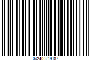 Steel Cup Apples & Cinnamon UPC Bar Code Steel Cup Apples & Cinnamon UPC Bar Code UPC: 042400219187