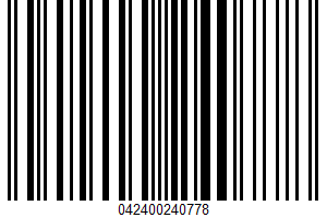 Cereal UPC Bar Code Cereal UPC Bar Code UPC: 042400240778