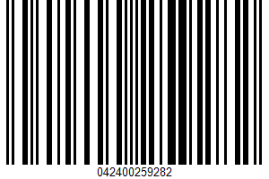 Frosted Flakes Cereal UPC Bar Code UPC: 042400259282