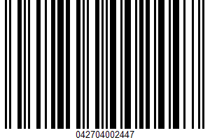 Sassy Sweet & Spicy Peanuts UPC Bar Code UPC: 042704002447