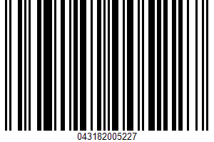 100% Organic Coconut Flakes UPC Bar Code UPC: 043182005227