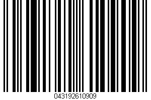 Plain Unsweetened Cultured Soy UPC Bar Code Plain Unsweetened Cultured Soy UPC Bar Code UPC: 043192610909