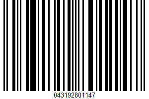 Organic Yogurt UPC Bar Code UPC: 043192801147