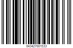 100% Apple Juice From Concentrate UPC Bar Code UPC: 043427001533