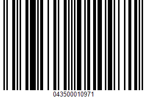 Deli Sliced Cooked Ham UPC Bar Code UPC: 043500010971