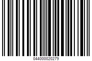 Cookies UPC Bar Code UPC: 044000020279