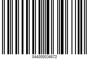 Crackers UPC Bar Code Crackers UPC Bar Code UPC: 044000034672