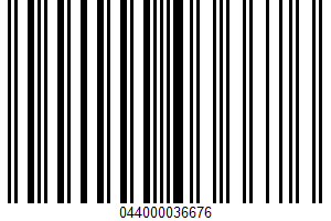 Chocolate Sandwich Cookies UPC Bar Code UPC: 044000036676