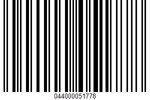 Thins Bites Fudge Dipped UPC Bar Code Thins Bites Fudge Dipped UPC Bar Code UPC: 044000051778