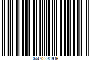 Turkey Breast UPC Bar Code Turkey Breast UPC Bar Code UPC: 044700061916