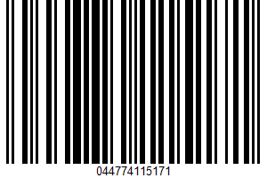 Tortilla Chips UPC Bar Code UPC: 044774115171