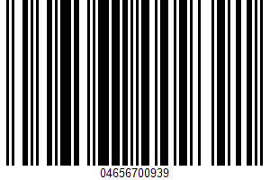 Thin Spaghetti UPC Bar Code UPC: 04656700939