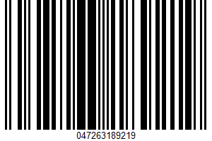 Butter UPC Bar Code UPC: 047263189219