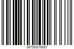 Hickory & Brown Sugar Beef Jerky UPC Bar Code Hickory & Brown Sugar Beef Jerky UPC Bar Code UPC: 047500016667