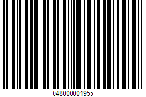 Chunk Light Tuna In Oil UPC Bar Code Chunk Light Tuna In Oil UPC Bar Code UPC: 048000001955