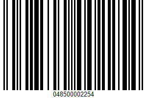 100% Frozen Concentrated Orange Juice With Pulp UPC Bar Code UPC: 048500002254