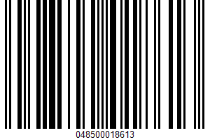 100% Pure Orange & Tangerine Juices UPC Bar Code UPC: 048500018613