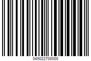 Enriched White Bread UPC Bar Code Enriched White Bread UPC Bar Code UPC: 049022700000