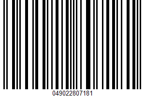Apple Sauce UPC Bar Code Apple Sauce UPC Bar Code UPC: 049022807181