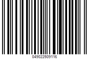 Pieces Toffee UPC Bar Code UPC: 049022809116