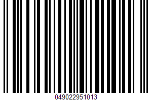 Sparkling Water UPC Bar Code Sparkling Water UPC Bar Code UPC: 049022951013