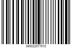 Light Up Lollipop UPC Bar Code Light Up Lollipop UPC Bar Code UPC: 049022977815