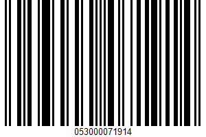 Borden, Shredded Whole-milk Mozzarella Cheese UPC Bar Code UPC: 053000071914
