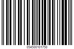 Uncured Angus Beef Franks UPC Bar Code UPC: 054500101750