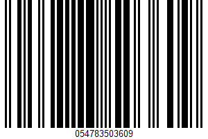 Burnett Dairy, Smoked Natural String Cheese UPC Bar Code UPC: 054783503609
