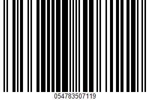 Natural Low-moisture Part-skim Mozzarella Cheese UPC Bar Code UPC: 054783507119