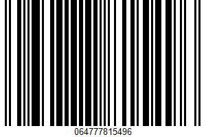 Raw Pecan Halves UPC Bar Code UPC: 064777815496