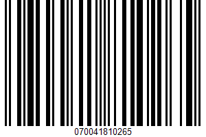 Peeled & Deveined Uncooked Shrimp UPC Bar Code Peeled & Deveined Uncooked Shrimp UPC Bar Code UPC: 070041810265