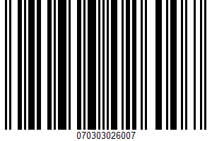 All Natural Albacore Tuna In Water UPC Bar Code All Natural Albacore Tuna In Water UPC Bar Code UPC: 070303026007